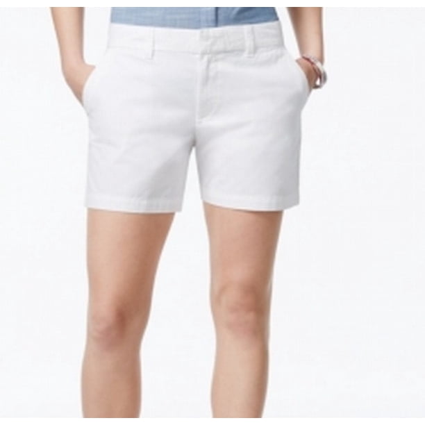 white tommy shorts