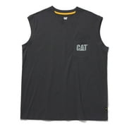 Caterpillar Men's Trademark Sleeveless T-Shirt, Dark Shadow, Extra Large