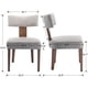 thumbnail image 3 of Sillas de Comedor RIVOVA Juego de 6 Estilo Mid Century en Cuero Sintético Gris, 3 of 8