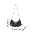 thumbnail image 3 of Bolso bandolera de estilo retro,bolso de hombro,bolso de cuero con hebilla de ajuste relajado,bolso versátil para el día a día para mujeres,ideal para el trabajo,viajes y compras., 3 of 6