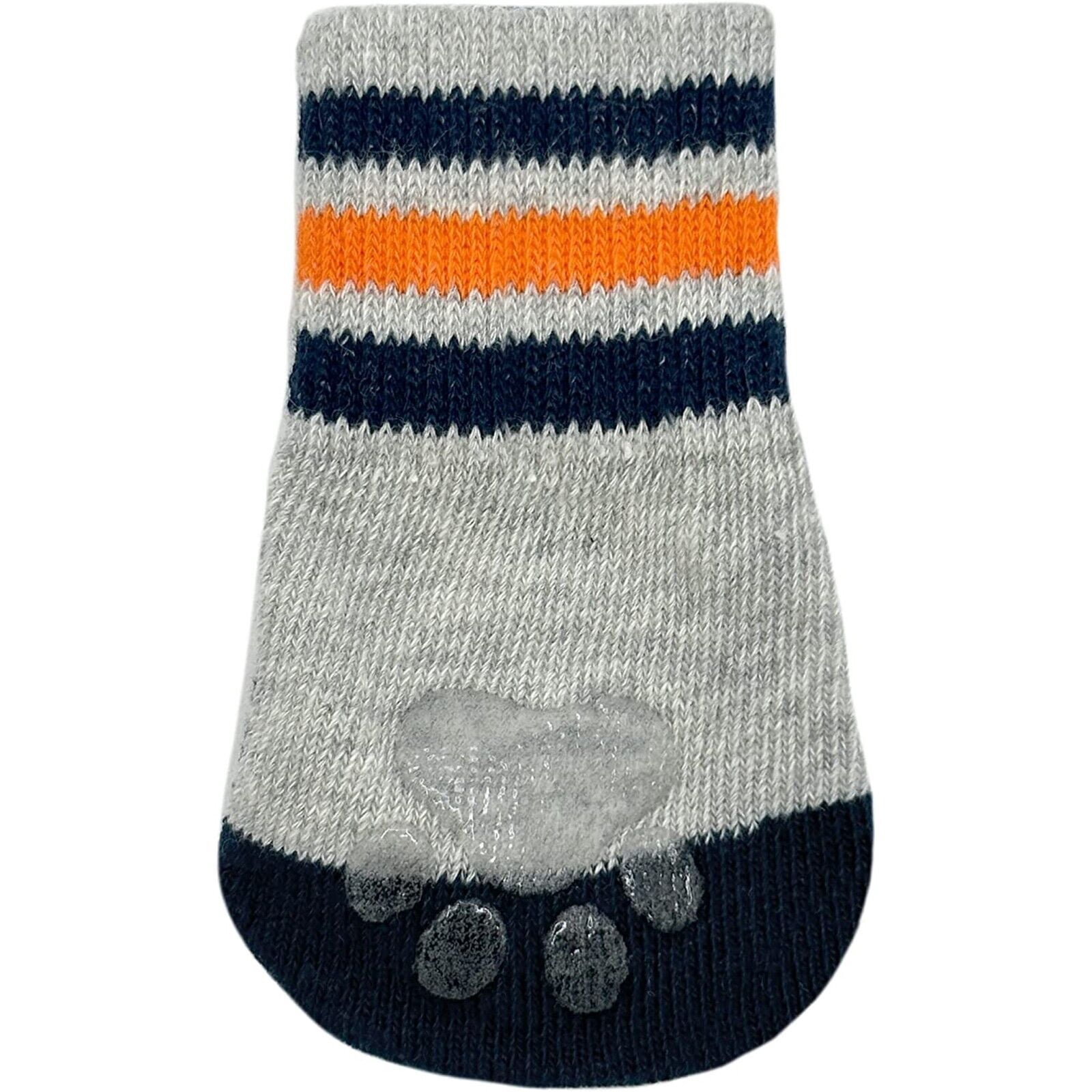 NCAA Anti Slip Dog Socks with Elastic Ribbed Top Indoor/Outdoor Paw Protection