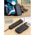 thumbnail image 4 of Power Bank Mregb 42800 mAh con panel solar, resistente al agua y linterna, 4 of 8