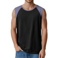 thumbnail image 5 of Fgnfyis Stylish Men's Tank Tops for Summer Color Block Design Round Neck Vest Lightweight Sports Wear Comfortable Sleeveless Fit for Active Tank Tops for Men Grey XXL, 5 of 5