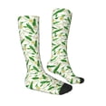 thumbnail image 4 of Lsque Tulips Flowers Printed Crew Socks Men's Women's LightWeight Thin Casual Calf Socks ,Knee High Socks,Cotton Socks, 4 of 9
