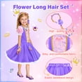 thumbnail image 2 of Set de disfraz de princesa con 3 estilos para niñas de 3 a 8 años, 2 of 6
