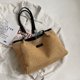 thumbnail image 3 of Bolsa de hombro de playa para mujer, Bolsa de punto informal, Bolsa de playa de vacaciones (negro) Tmvgtek Para Estrenar, 3 of 9