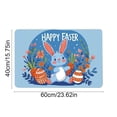 thumbnail image 3 of ddioayh Doormat Easter Themed Welcome Mat Super Absorbent Quick Drying with Non Slip Rubber Backing for Spring Holiday-Theme-Decor Decor Front Door Porch Entryway, 3 of 6
