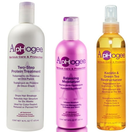 Aphogee Protein Treatment Restructurizer Moisturizer Trio Set Hp