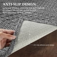 thumbnail image 6 of 2' x 4' Entryway Rug, Boho Small Area Rug, Machine Washable, Woven Rug, Non-Slip, Vintage Design, Pet Friendly, Soft Faux Fibre, for Indoor Entryways, Bedroom, Kitchens, Front Doors Grey, 6 of 9