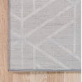 thumbnail image 5 of Unique Loom Matrix Trellis Collection Area Rug - Motif (5' 3" Square Gray/Ivory), 5 of 10
