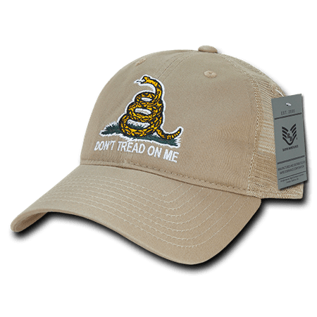 - Rapid Dominance Gadsden Flag Rattlesnake Tea Party USA Flag Relaxed Fit Trucker Cotton Baseball Caps Hats
