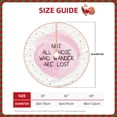 thumbnail image 2 of Salouo Not All Those Who Wander Are Lost Christmas Tree Skirt 48" Farmhouse Christmas Decorations Snowman Xmas Tree Skirt Tree Mat for Holiday Party Decor, 2 of 8