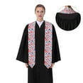 thumbnail image 4 of Fotbe Birds Flowers Printed Class of 2024 Graduation Stole, 4 of 7