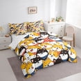 thumbnail image 3 of jejeloiu Kawaii Dogs 7-Piece Twin Bedding Sets,Puppy Dog Bedding Comforter Set,Cartoon Animal Sheet Sets For Girls Kids,Luxury Bedroom Decor Reversible, 3 of 8