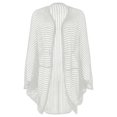 thumbnail image 7 of JIAYUE Women's Swimwear Cover-Ups V Neck Beach Loose Open Front Above Knee Batwing Long Sleeve Lightweight Solid Color Cardigan Bikini Bathing Suit Cover Up Top, 7 of 7