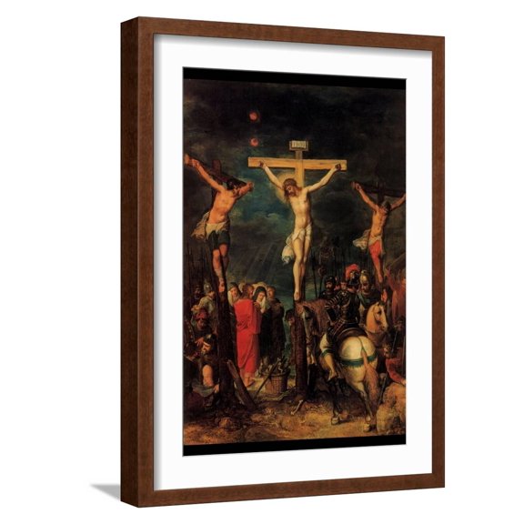 Crucifixion of Christ by Francken Framed Art Print by Francken, 12" x 18", Sold by Art.com