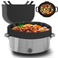 thumbnail image 3 of 2Pcs Silicone Slow Cooker Liner for 6QT 8QT Pot Reusable Slow Cooker Insert Liner with Handle Leakproof Slow Cooker Silicone Insert Heat Resistant Slow Cookers Bag Liner Dishwasher Safe, 3 of 8