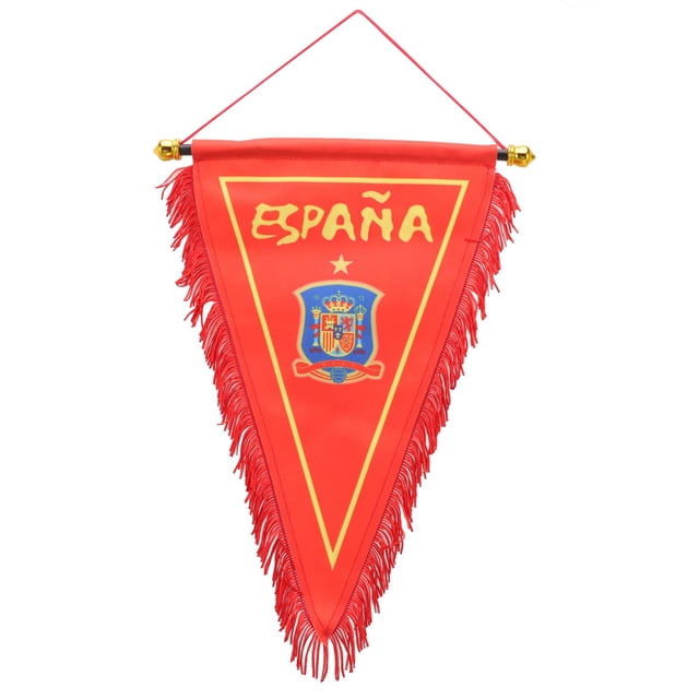 Banderas de banderines Bling Bling para partidos de fútbol 2022 colgantes competiciones fútbol 28x36 cm