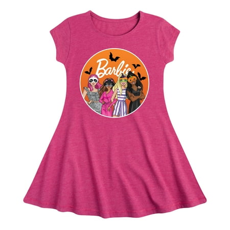 

Barbie - Barbie Friends Halloween - Toddler And Youth Girls Fit And Flare Dress