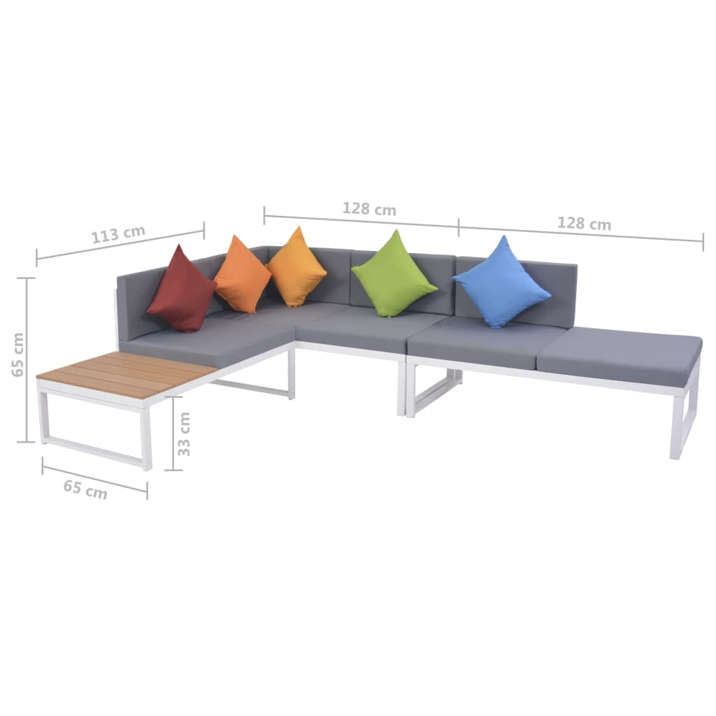 Kepooman Sectional Conversation Sofa Chair with Cushion and Pillow for Patio, Multicolor Kepooman Sectional Conversation Sofa Chair with Cushion and Pillow for Patio, Multicolor