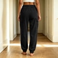 thumbnail image 5 of Purcolt Womens Corduroy Jogger Pants Casual Drawstring Elastic Waist Cargo Pants Comfort Loose Fit Athletic Pants with Ribbed Elastic Cuffs for Hiking Running Travel, 5 of 8
