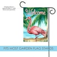 thumbnail image 3 of Toland Home Garden Hello Flamingo Bird Flag Double Sided 12x18 Inch, 3 of 5
