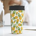 thumbnail image 6 of Logiee Pineapple Print Stainless Steel Coffee Tumbler, Travel Coffee Mug, Insulated Coffee Mug with Lid, Spill Proof Coffee Cup, Portable Thermal Mug, 6 of 8