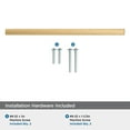 thumbnail image 5 of Amerock Merced 8-13/16 inch (224mm) Center-to-Center Champagne Bronze Cabinet Pull, 5 of 7