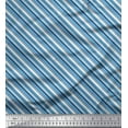 thumbnail image 1 of Soimoi Poly Georgette Fabric Diagonal Stripe Print Fabric by Yard 52 Inch Wide, 1 of 5