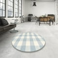 thumbnail image 4 of Ahgly Company Machine Washable Indoor Rectangle Contemporary Metallic Silver Gray Area Rugs, 4' x 6', 4 of 7