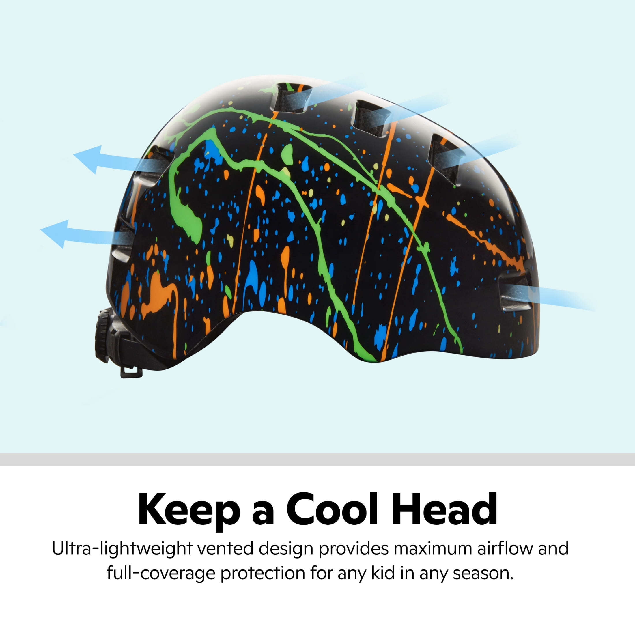 Schwinn Sunburst Youth Helmet, Ages 8 - 14, Black