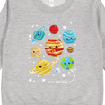 thumbnail image 3 of Inktastic Cute Planets, Kawaii Planets, Space, Cosmos, Stars Toddler Sweatshirt, 3 of 4