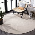 thumbnail image 2 of SAFAVIEH Trends Bernard Geometric Area Rug, Beige/Ivory, 6'7" x 6'7" Round, 2 of 8