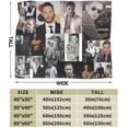 thumbnail image 3 of Fleece Throw Blanket for Couch Sofa or Bed, Tom Eddie Hardy Soft Fuzzy Plush Blanket, Luxury Flannel Lap Blanket, Super Cozy and Comfy for All Seasons 50x40 inch, 3 of 7
