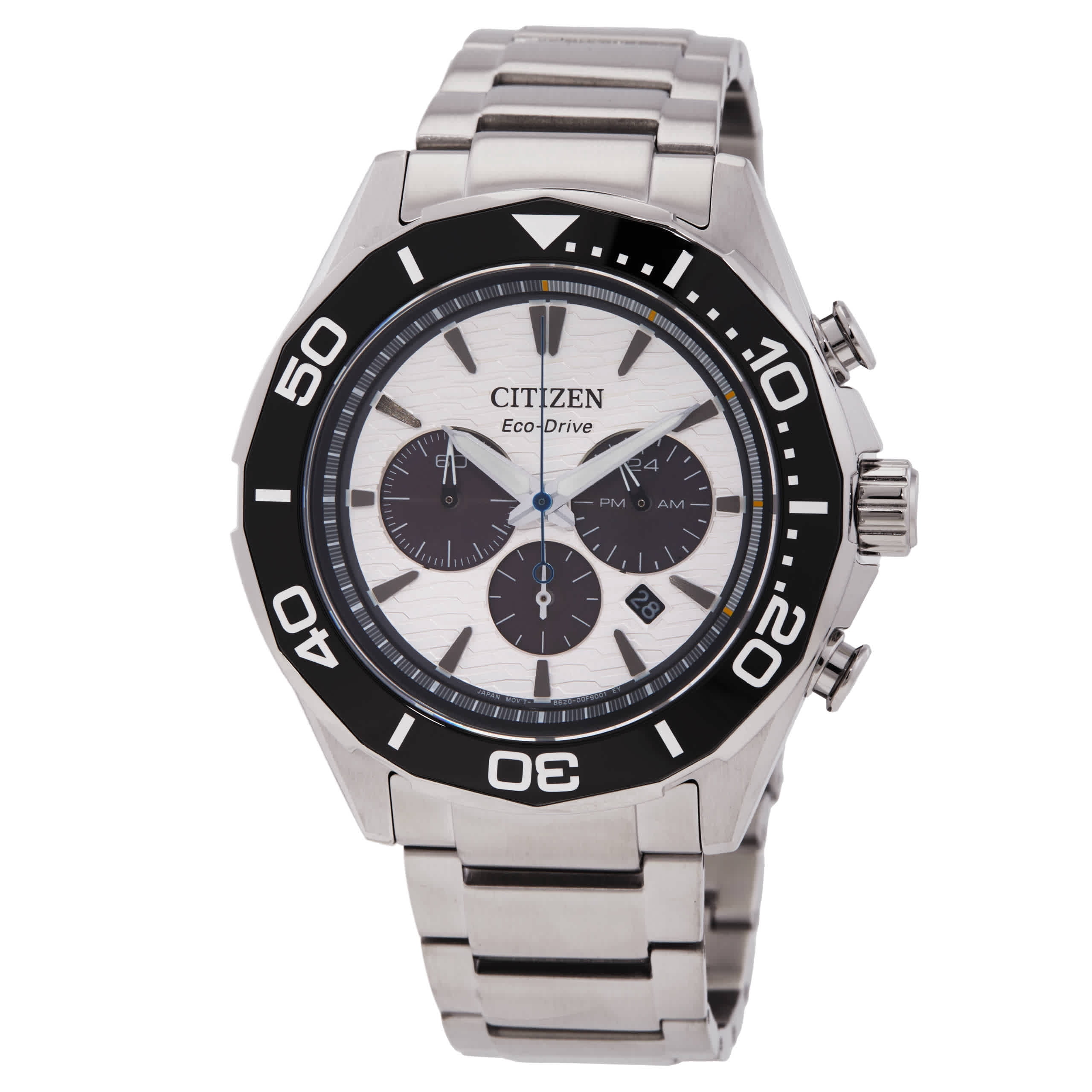 CITIZEN, Men's World Time Chronograph Watch, CB5919-00X, Green
