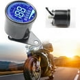 thumbnail image 2 of SOFEIYA Motorcycle Odometer LCD Digital Speedometer Tachometer Gauges Night Light 12V, Black, 2 of 9