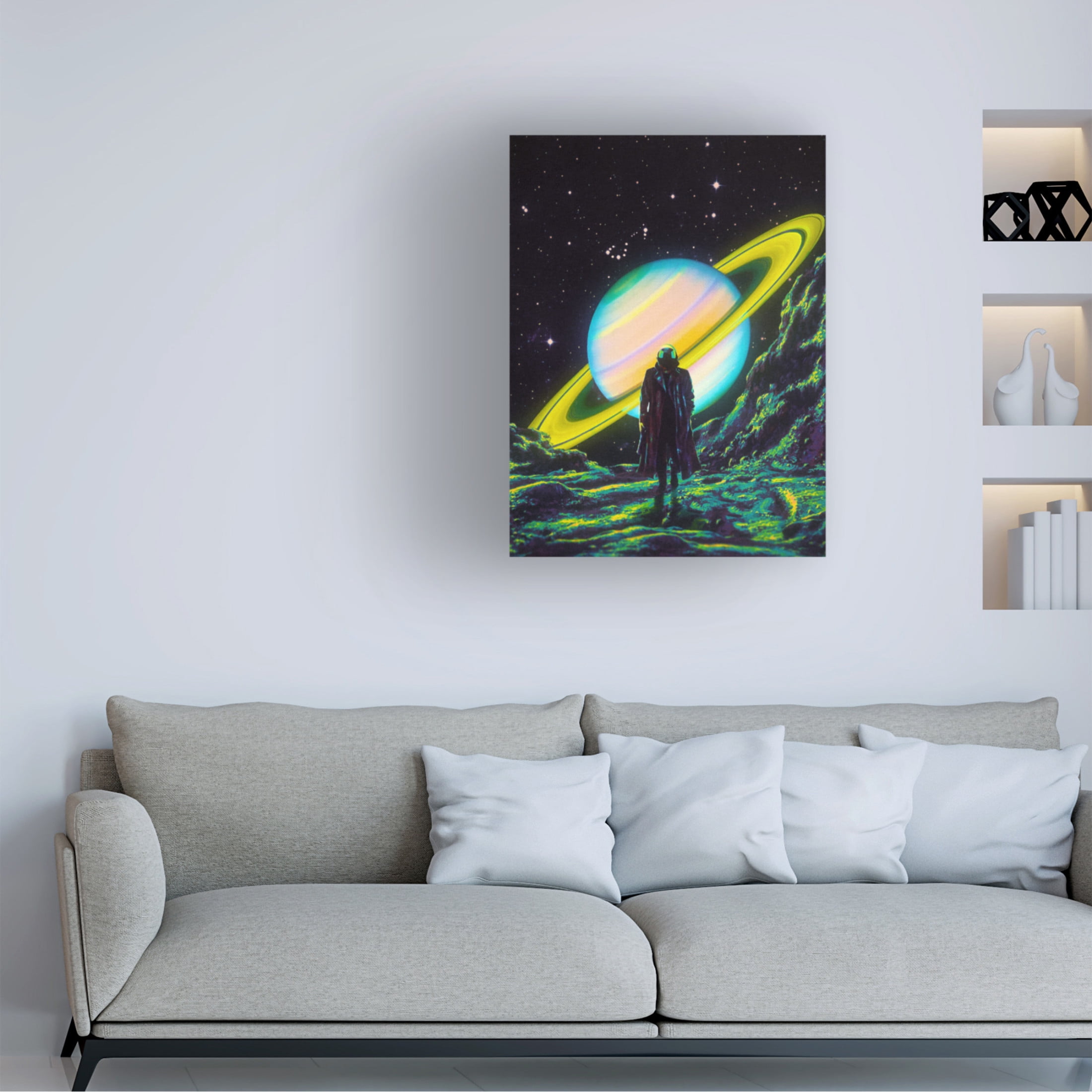 Trademark Fine Art Taudalpoi  The Arrival Canvas Wall Art