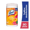 thumbnail image 1 of Toallitas desinfectantes Lysol para superficies fragancia mango & hibiscus 80 pzas, 1 of 4