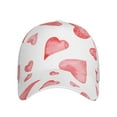 thumbnail image 2 of Daiia Pink Hearts Baseball Cap Men Women Classic Adjustable For Running Workout And Outdoor Activitie All Season Dad Hat Gift, 2 of 9