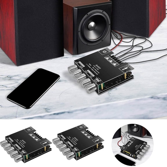 ZZERHUOO 200W AUX Audio Power Amplifier Board Channel 50W 50W 100W