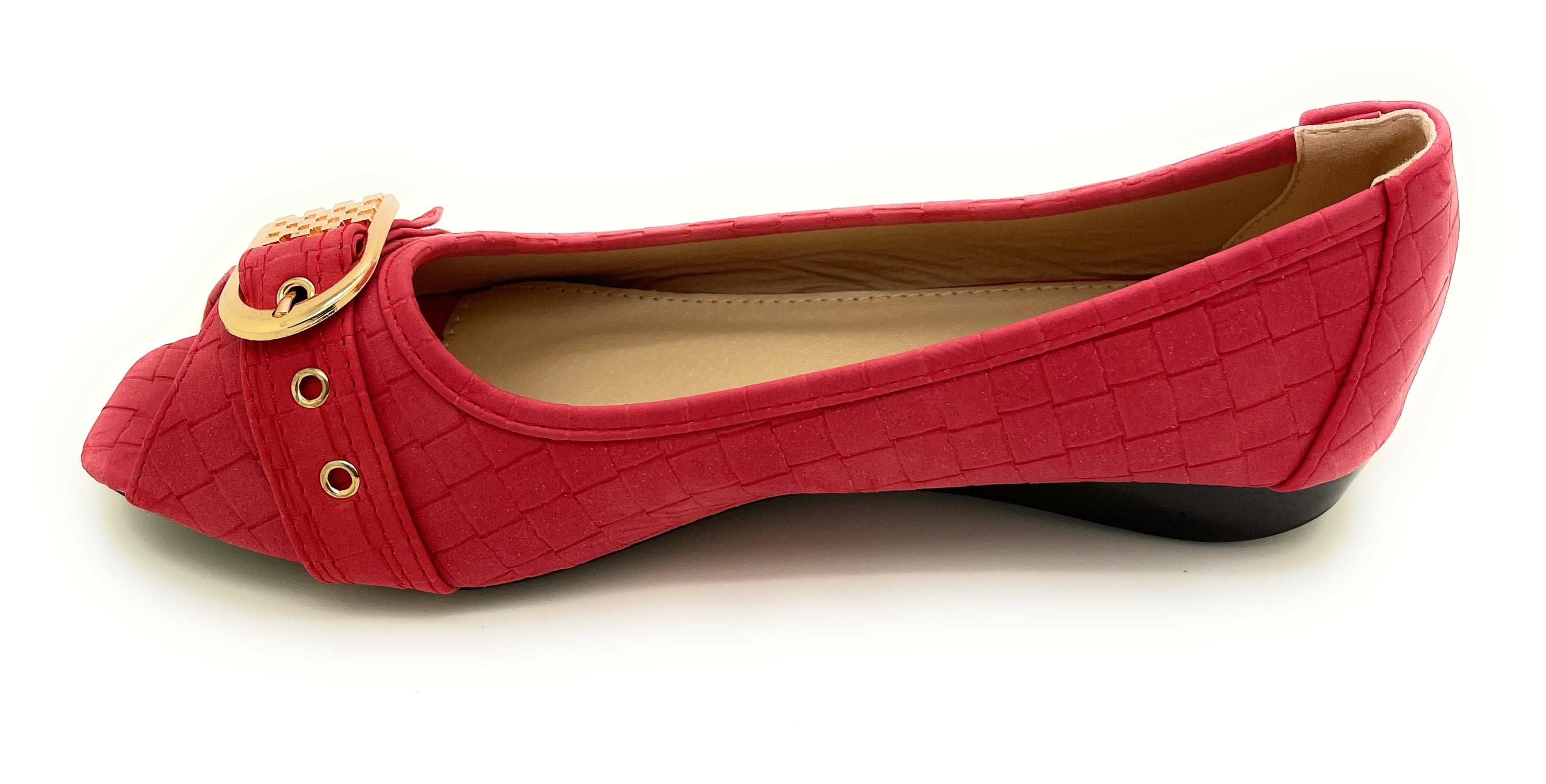 Open Toe Wedge Flat