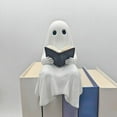 thumbnail image 5 of Sitting Ghost with Book - Halloween Decorations Indoor, Cute Ghost Figurine for Bookshelf, Desk or Mantel, Spooky Yet Charming Resin Decor for Home & Office, 5 of 8