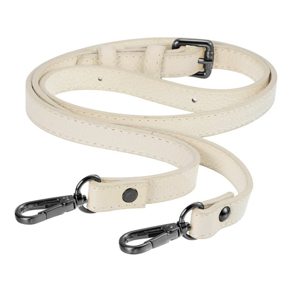 Uxcell Leather Purse/Bag Handles Straps Adjustable Replacement Strap for Crossbody Handbags, 41-51" Long (Beige)