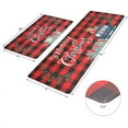 thumbnail image 3 of Merry Christmas Kitchen Rugs Set of 2, Farmhouse Red Buffalo Plaid Kitchen Floor Mat, Non Slip Anti Fatigue Kitchen Mats for Floor, Cushioned Kitchen Rug Set Christmas Decorations for Home, 3 of 6