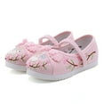 thumbnail image 7 of NOKIO Chinese Traditional Floral Butterfly Embroidery Shoe Princess Dress Flats Shoes Girls Flat Bottomed Embroidered Sandals Fashionable Children Performance Sandals, 7 of 7