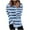 Sky Blue#, variant on Fmbrln Womens Trendy Gradient Print Hoodless Sweatshirts Casual Long Sleeve Crew Neck Pullover Sweatshirts Blue L