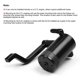 thumbnail image 5 of 0.18L Aluminum Oil Catch Can Tank with Baffle Plate Black, 5 of 5