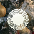 thumbnail image 4 of 12 Pack 8 Pouces Aluminium 3D Sublimation Essoreuse Double Face Cercle Sublimation Jardin Essoreuses, 4 of 5