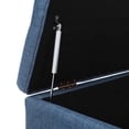 thumbnail image 4 of Dycanpo 50.8" Linen Storage Ottoman Bench Storage Chest for Bedroom,Entryway - Navy Blue, 4 of 11