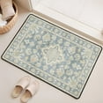 thumbnail image 2 of Washable Vintage Kitchen Mat 31"x20" Non Slip Soft Plush Low Profile Kitchen Rug, Distressed Medallion Oriental Style Sink Mat for Laundry Room Bedroom Office, 2 of 6